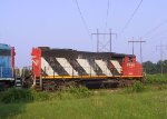 RMPX 9490 leads a SCRF train towards Darlington